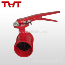 grooved ruber seat butterfly valve with tamper switch